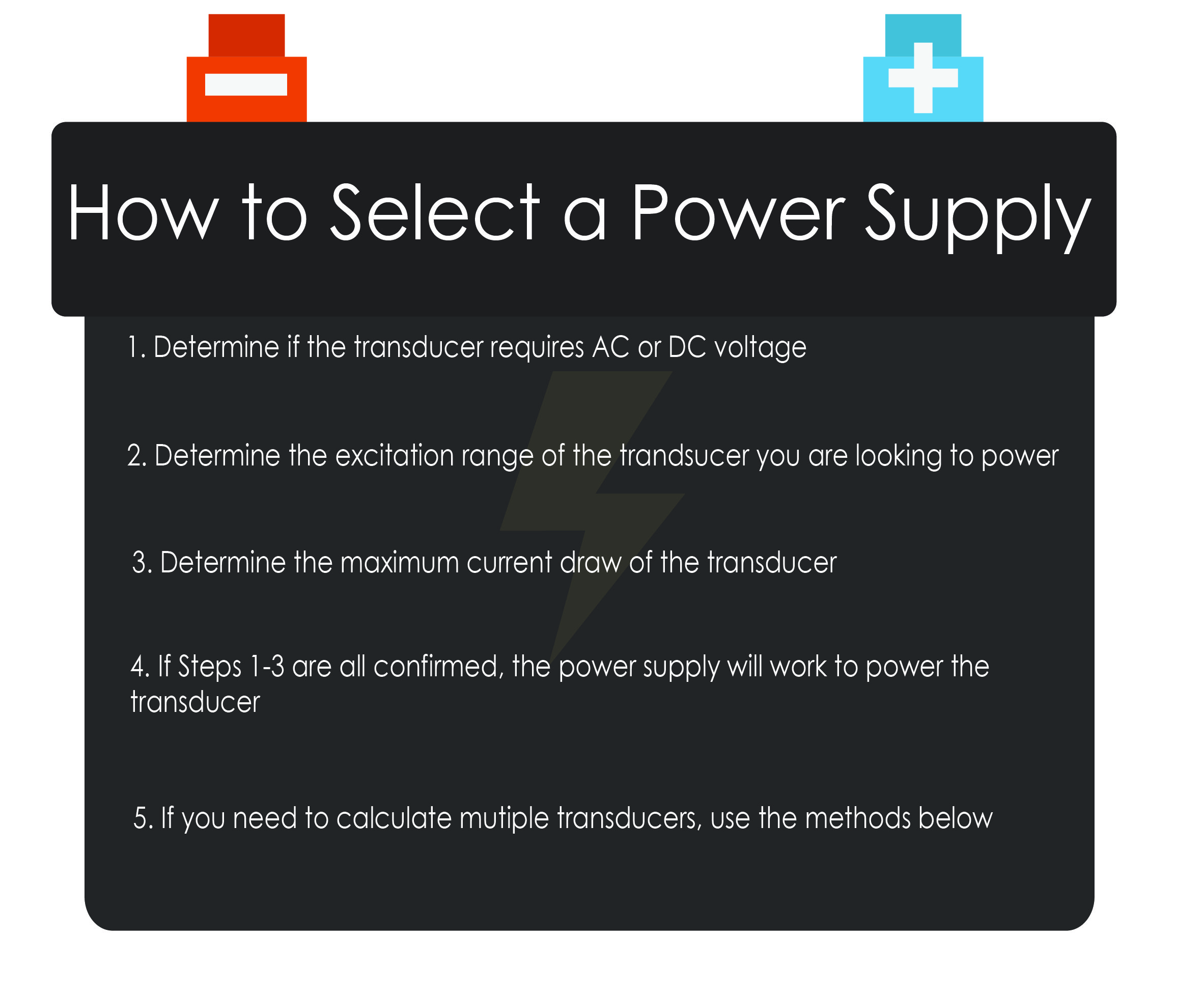 How to Select a Power Supply