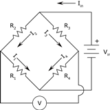 Wheatstone bridge diagram