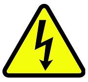 Shock Symbol - Yellow Triangle Sign