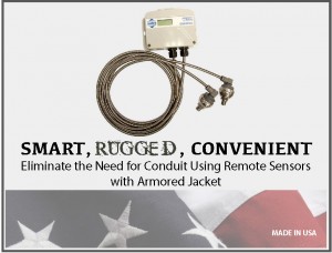 Differential Pressure Sensor w/ Armored Jacket: Model 231RS - Setra™