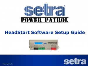 Setra'a HeadStart Software Setup Guide