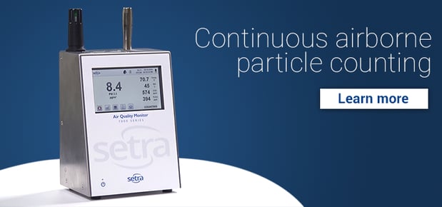 Continuous airborn particle counting - email header - AQM7000