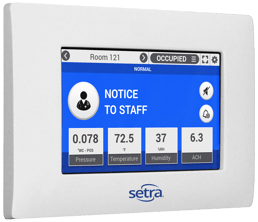 Setra's Room Pressure Monitors: FLEX and Lite