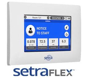 Setra Flex Room Negative Pressure Monitor for Dental Offices