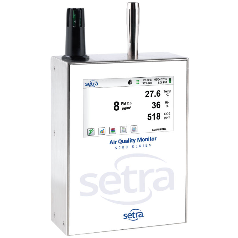 Setra 5301-5302 AQM Remote Airborne Particle Counter and Environmental Monitor